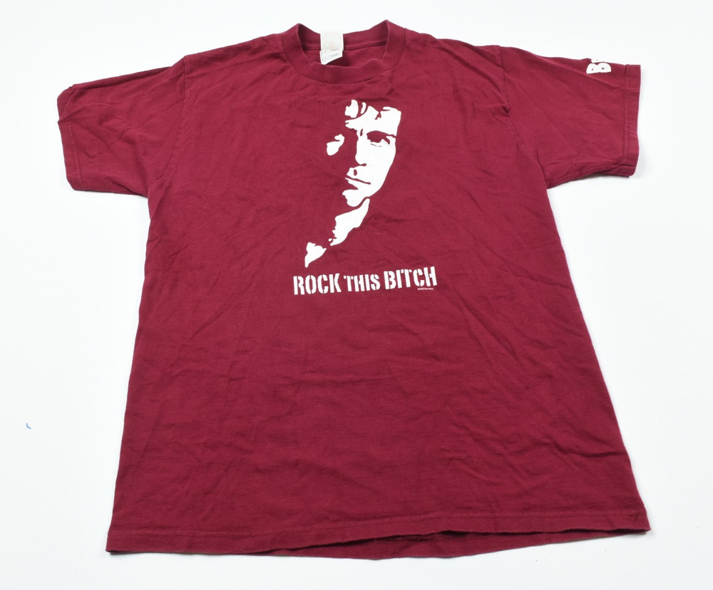 Vintage Ben Folds Five Rock This B!tch T-Shirt Mens Large Red Short Sleeve 2003